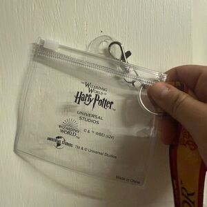 Harry Potter Universal Studios Clear Pouch lanyards
